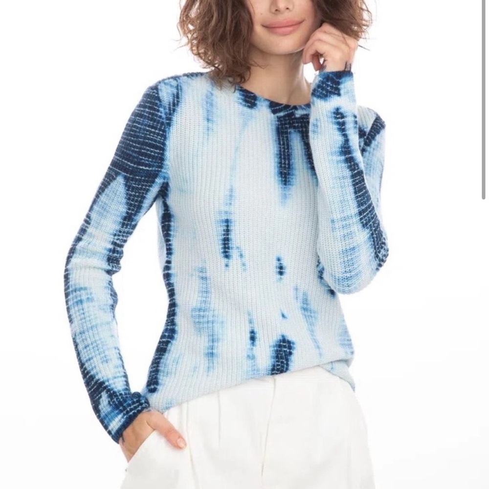 Generation Love Margot Indigo Tie-Dye Long Sleeve Sweater